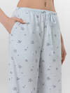 MARK FORMELLE Брюки 574932 532410 цветы на голубой полоске