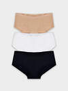 MARK FORMELLE Трусы 575008 412263-3 белый + обжаренный миндаль + черный