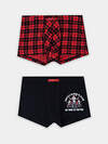 MARK FORMELLE Трусы 575021 411229-2 черный +черная клетка на красном