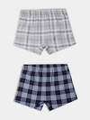 MARK FORMELLE Трусы 575022 411152-2 св.серая клетка +голубая клетка на т.синем