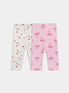 MARK FORMELLE Ползунки 575075 85116-2 сердечки на молочном +бантики на розовой сказке