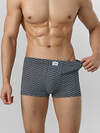 MARK FORMELLE Трусы 575115 411229-2 квадратный узор на черном +св.серый