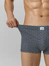 MARK FORMELLE Трусы 575115 411229-2 квадратный узор на черном +св.серый