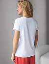 VILATTE Футболка 575148 D49.146 белый_pomegranate