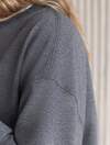 VILATTE Джемпер 575162 D49.168 т.серый меланж_athleisure mood