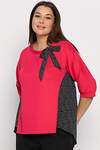 LT Collection Блуза 575308 Б14990-18М малиновый/черный