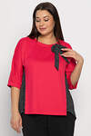 LT Collection Блуза 575308 Б14990-18М малиновый/черный