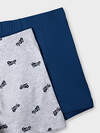 MARK FORMELLE Трусы 575369 413352-2 мотоциклы на св.сером меланже +синий