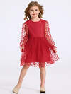 Апрель Платье 575448 1ДПД4957804с красный+сердечки мелкие красный