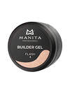 MANITA Гель моделирующий для ногтей с хлопьями юки / Builder Gel Flash №04, 15 мл 575780 28221 