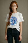 Натали Футболка 575854 8589 белый+гжель