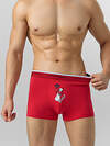 MARK FORMELLE Трусы 576045 411228-2 красный +Деды морозы на черном