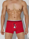 MARK FORMELLE Трусы 576045 411228-2 красный +Деды морозы на черном