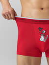 MARK FORMELLE Трусы 576045 411228-2 красный +Деды морозы на черном