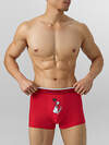 MARK FORMELLE Трусы 576045 411228-2 красный +Деды морозы на черном