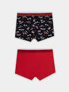 MARK FORMELLE Трусы 576045 411228-2 красный +Деды морозы на черном