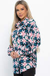 LT Collection Блуза 576070 Б14857-14М бирюзово-розовый
