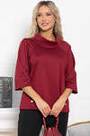 LT Collection Джемпер 576073 Б15003-18М бордовый