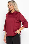 LT Collection Джемпер 576073 Б15003-18М бордовый