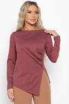 LT Collection Блуза 576076 Б14995-50М бордовый