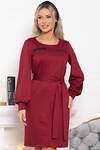 LT Collection Платье 576083 П15012-18М бордовый
