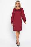 LT Collection Платье 576083 П15012-18М бордовый