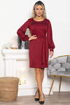 LT Collection Платье 576083 П15012-18М бордовый