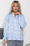 LT Collection Блуза 576084 Б15015-18М голубой