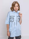 BATIK Блузка 576297 050 ш24-2 Голубой