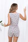 Натали Пижама 576664 Пижама Два котенка шорты белый