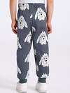 Апрель Брюки 576684 2ПБМ5758001н крупные динозавры на темно-сером+темно-синий77+мастиф на темно-сером+темно-серый