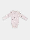 MARK FORMELLE Боди детское 576695 13017-2 сердца на св.розовом +цветочки на розовом