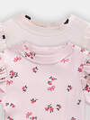 MARK FORMELLE Боди детское 576695 13017-2 сердца на св.розовом +цветочки на розовом