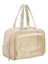 Kristaller Сумка-косметичка унисекс прозрачная с отделением для обуви, бежевый 576808 28290 