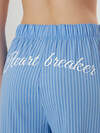 MARK FORMELLE Брюки 577019 532524-1 сине -голубая полоска +печать