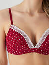 MARK FORMELLE Бюстгальтер 577021 512503 сердечки на т.красном