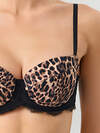 MARK FORMELLE Бюстгальтер 577030 512617 леопард на коричневом