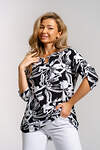 Натали Туника 577389 36970 черно-белый