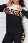 Натали Костюм 577390 Костюм женский Леопард черный+леопард