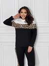 Натали Костюм 577390 Костюм женский Леопард черный+леопард