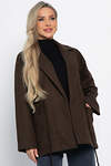 LT Collection Пальто 577437 Б15088-7М коричневый