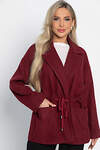 LT Collection Пальто 577438 Б15083-7М бордовый