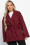 LT Collection Пальто 577438 Б15083-7М бордовый
