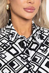 LT Collection Блуза 577454 Б14856-14М черно-белый