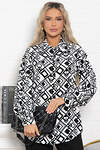 LT Collection Блуза 577454 Б14856-14М черно-белый