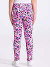 Апрель Легинсы 577532 2ДРЛ5641001н котята с сердечками на сиреневом+сердечки леопард на розовом