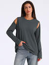 Апрель Лонгслив 577570 1ЖДЛД4305804 темно-серый