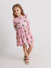 Acoola Платье 577987 20220200907 розовый принт