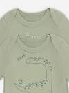 MARK FORMELLE Боди детское 578129 13016-2 оливковый +печать