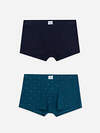 MARK FORMELLE Трусы 578503 411229-2 узор на сине -бирюзовом +гл.синий